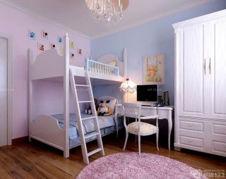 2023儿童卧室高低床装修效果图欣赏