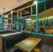 精致地中海酒吧风格玻璃镜装修效果图片