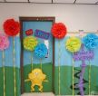 美式幼儿园门窗简单装饰效果图片