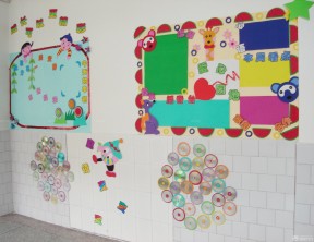 现代幼儿园主题墙饰设计图