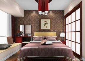 9平米卧室装修效果图 双人床装修效果图片