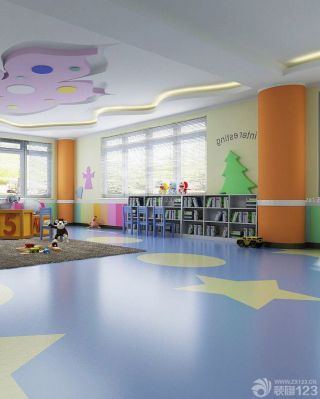 现代幼儿园图书室装修设计欣赏