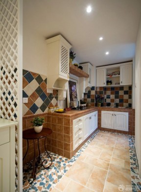 小厨房装修效果图欣赏 地中海风格装修