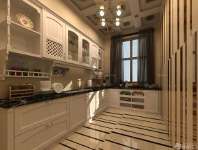 厨房灶台设计 欧式风格装修图片