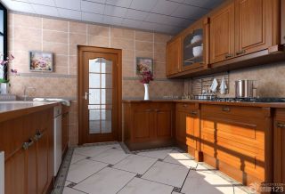 2023厨房实木橱柜装修效果图