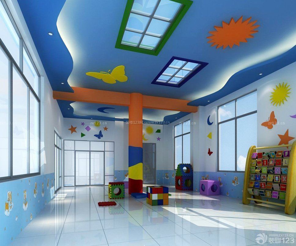 幼儿园寝室吊顶设计效果图片