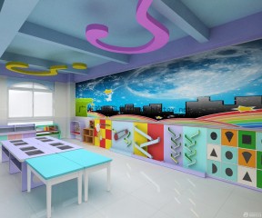 北京幼儿园装修效果图 室内背景墙效果图