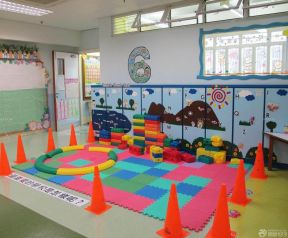 特色幼儿园装修效果图 地垫装修效果图片