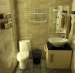 小厕所木纹仿古瓷砖装修效果图