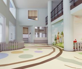 郑州幼儿园装修 大厅装修效果图