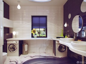 厕所装修效果图欣赏 洗手间瓷砖颜色