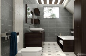 最新厕所装修图 现代设计风格装修效果图片