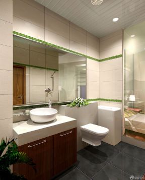 超小厕所装修效果图  现代欧式混搭风格