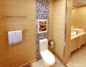 超小厕所装修效果图 墙面瓷砖效果图