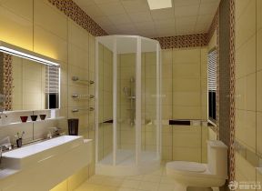 小卫生间装修图片 浴室玻璃门图片