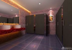酒吧卫生间效果图 卫生间瓷砖贴图