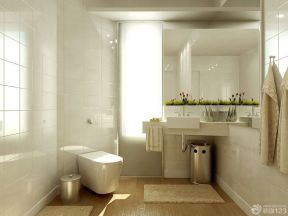 欧式简约风格小厕所吊顶装修设计效果图