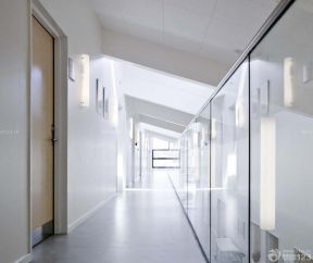 医院内部效果图 走廊装修效果图片