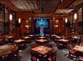 东南亚风格酒吧装修效果图 背景墙设计