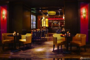 中式古典酒吧装修效果图 壁灯装修效果图片