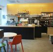温馨酒吧咖啡厅黄色墙面装修效果图片