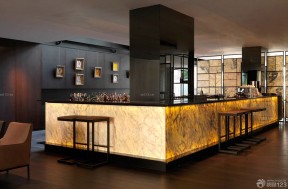 现代酒吧灯光设计效果图 吧台设计