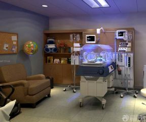 某医院室内背景墙装修效果图片2023