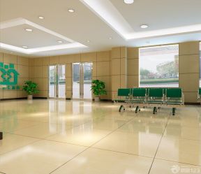 现代医院大厅地板砖装修效果图片