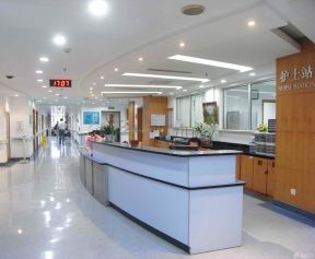 现代医院室内护士站装修效果图大全 