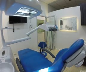 口腔医院室内白色墙面装修设计图片