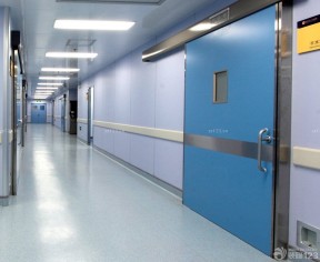 现代医院装修效果图 室内门图片