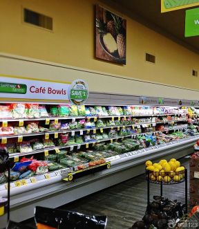 超市装修效果图大全 产品展示柜