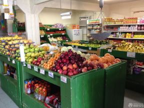 40-50平米超市装修效果图 水果超市