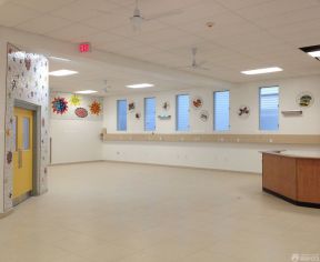 儿童医院室内走廊装修效果图片