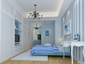90平米房子装修效果图 地中海风格卧室