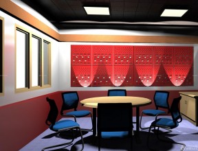 会议室背景墙 会议室效果图