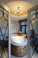 80平米房子按摩浴缸装修设计效果图片