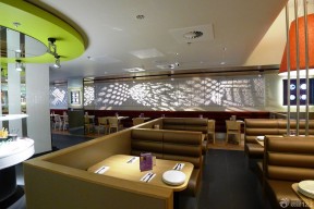 商场餐饮效果图 背景墙设计