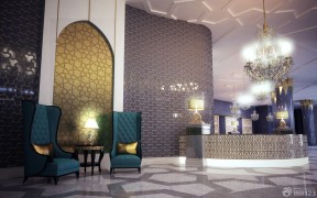 酒店宾馆背景墙装修效果图 欧式风格