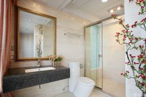 120平方房子装修图 浴室玻璃门