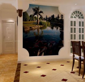 电视墙两侧装饰框图片