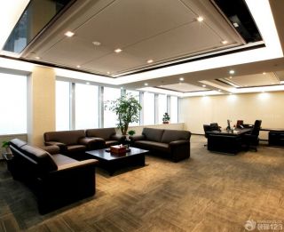 福州办公室室内吊顶装修效果图片2023