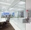 现代办公室玻璃隔断设计图片