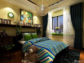 60平米两室一厅小户型装修效果图 东南亚风格卧室