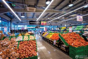 蔬菜超市装修效果图 超市货架