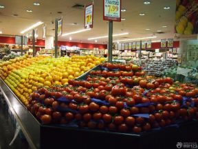 蔬果超市装修效果图 超市装修效果