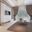 70平米小户型家庭客厅窗帘设计效果图
