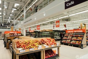 超市柱子装修效果图 商场设计