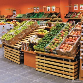 现代蔬菜超市摆设图片 陈列设计
