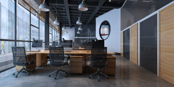 钱隆办公室现代风格260㎡设计方案